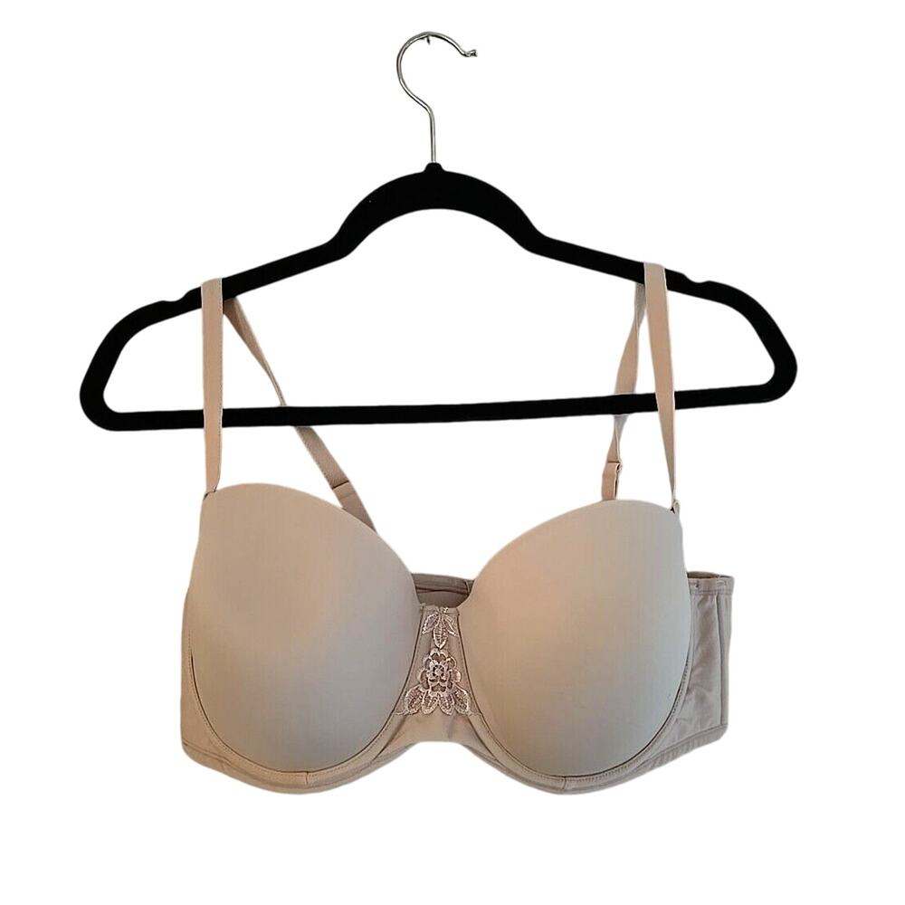 Vanity Fair Beauty Back Beige Convertible‎ Full Coverage Underwire Bra Size 42C